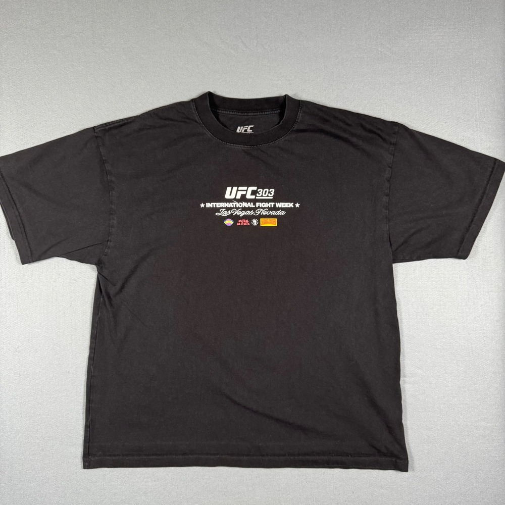 UFC 303 T-Shirt Mens XL Black International Fight Week 2024 Las Vegas Nevada MMA